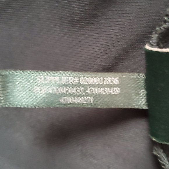 Lauren Ralph Lauren Women's Jonni Faux Leather Trim Gathered Sheath Dress Size 4 - Picture 11 of 15